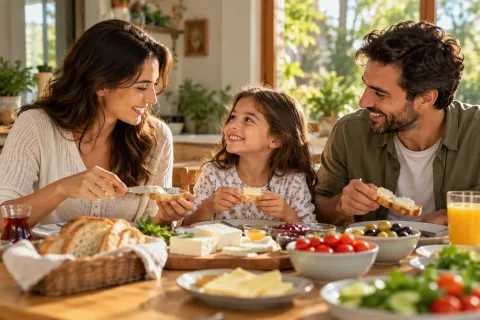 Aile kahvaltısı reklamı için oyuncu başvurusu
