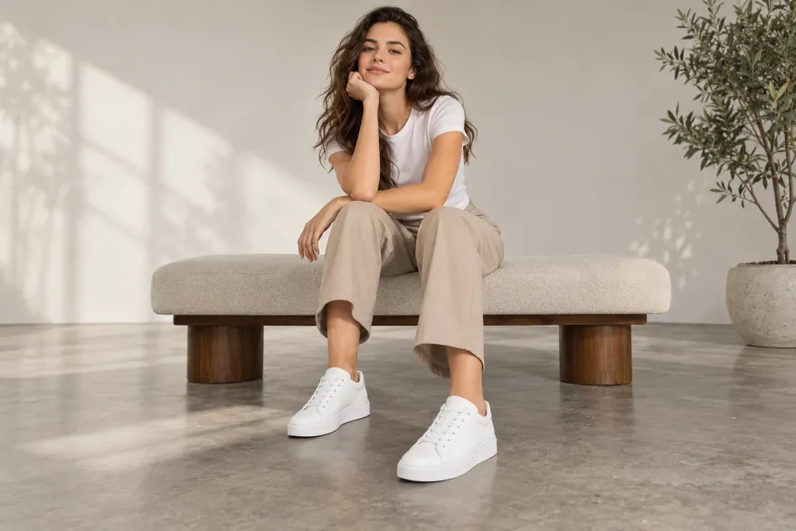 Günlük sneaker kataloğu için model başvurusu